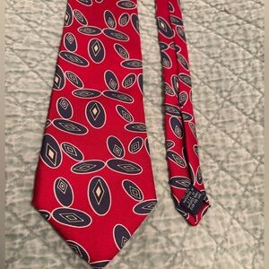 Lands End silk tie